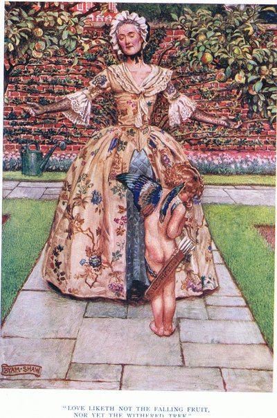 Liefde houdt niet van de vallende vrucht, noch van de verdorde boom, 1928 door John Byam Liston Shaw